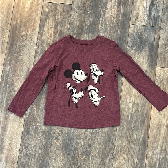 Jumping Beans White Long Sleeve Tee with Cartoon Graphic Print - Picture 1 of 8